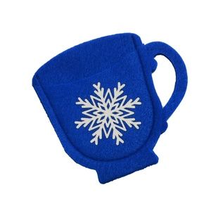 Felt Tea Cup Gift Card Holder Set of 4